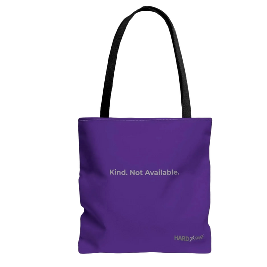 Purple Statement Tote Bag
